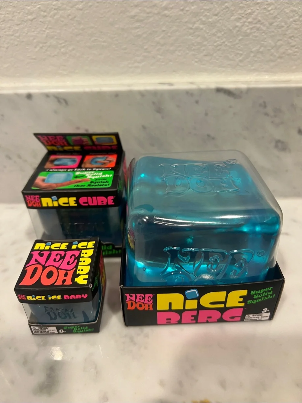 NeeDoh Bundle - NiceBerg, Nice Cube, Nice Ice Baby